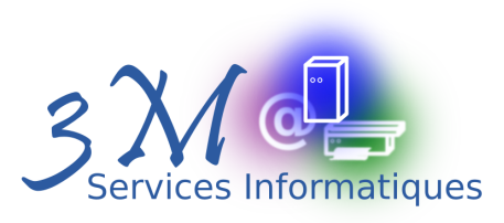 Logo 3M Services Informatiques.